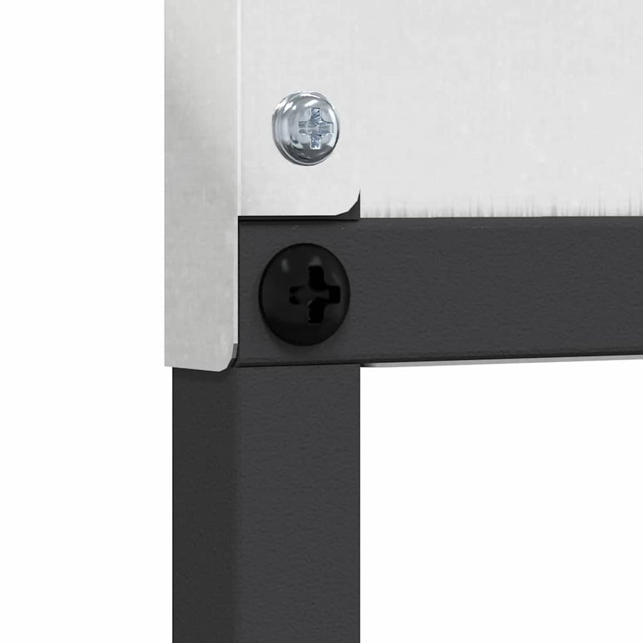 Tuin decoratief paneel Zilver 50 x 140 cm Roestvrijstaal