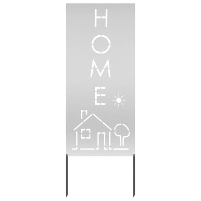 Tuin decoratief paneel Zilver 50 x 140 cm Gegalvaniseerd staal
