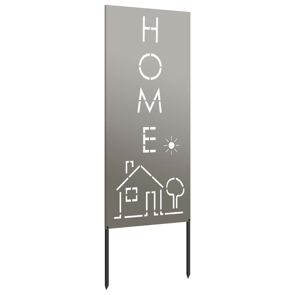 Tuin decoratief paneel Roestig 50 x 140 cm Verweerd staal