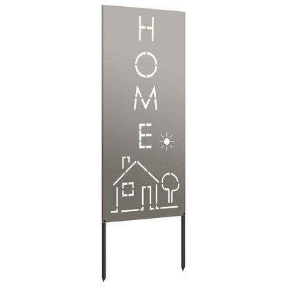 Tuin decoratief paneel Roestig 50 x 140 cm Verweerd staal