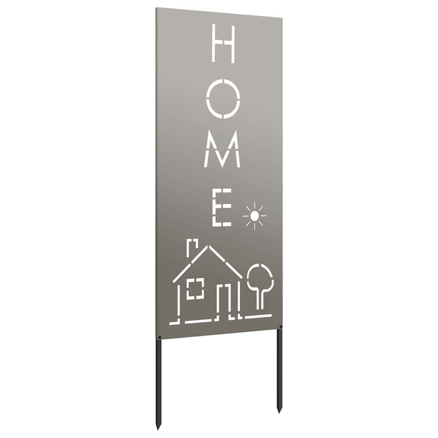Tuin decoratief paneel Roestig 50 x 140 cm Verweerd staal