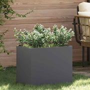 Plantenbak 50x32x40 cm antraciet koudgewalst staal