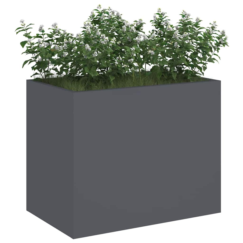 Plantenbak Antraciet 50 x 32 x 40 cm Koudgewalst staal