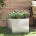 Bloempot gegalvaniseerd staal 50x32x40 cm