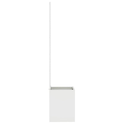 Tuinplant met Decoratief Paneel Wit 32 x 140 cm
