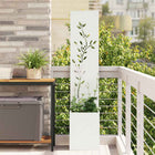 Garden Privacy Screen White 32 x 32 x 150 cm Cold-rolled steel