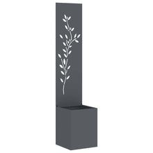 Tuin Privacy Screen Bloemen Antraciet 32 x 32 x 150 cm