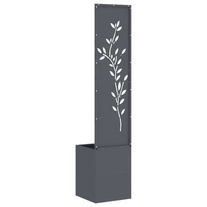 Tuin Privacy Screen Bloemen Antraciet 32 x 32 x 150 cm