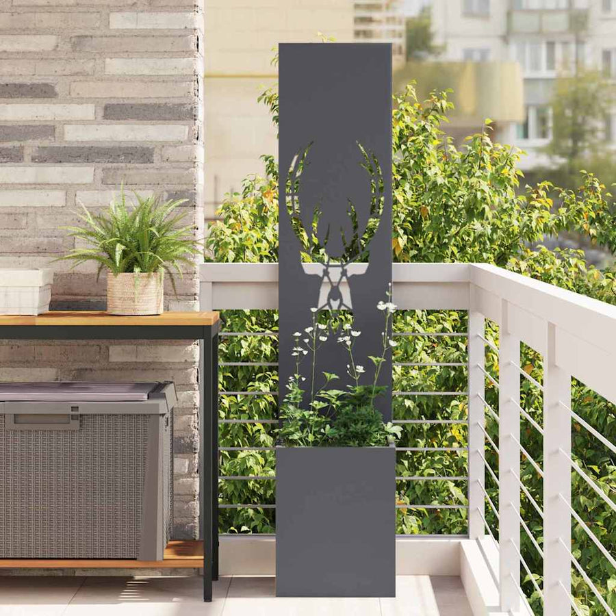 Tuin Privacy Screen Dierenprint Antraciet 32 x 32 x 150 cm