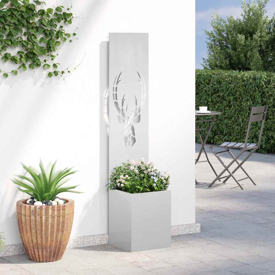 Tuin Privacy Screen Dierenprint Zilver 32 x 32 x 150 cm