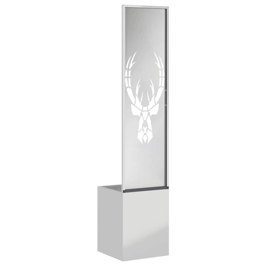 Tuin Privacy Screen Dierenprint Zilver 32 x 32 x 150 cm