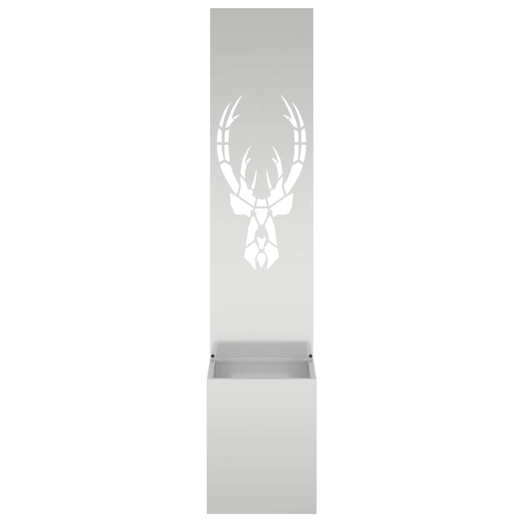 Tuin Privacy Screen Dierenprint Zilver 32 x 32 x 150 cm