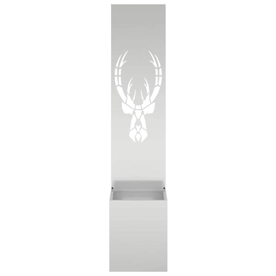 Tuin Privacy Screen Dierenprint Zilver 32 x 32 x 150 cm