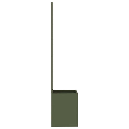 Tuin Privacy Screen Fretwerk Olijfgroen 32 x 32 x 150 cm