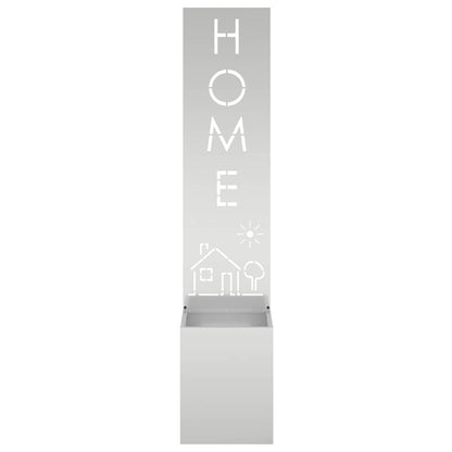 Tuin Privacy Screen Fretwerk Zilver 32 x 32 x 150 cm