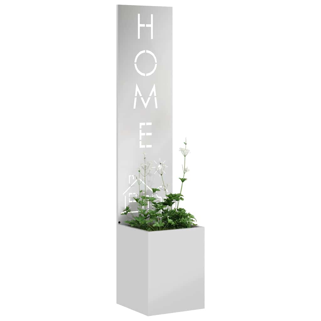 Tuin Privacy Screen Fretwerk Zilver 32 x 32 x 150 cm