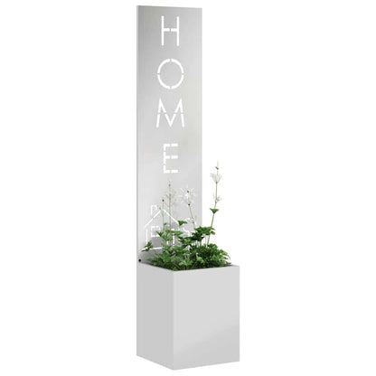 Tuin Privacy Screen Fretwerk Zilver 32 x 32 x 150 cm