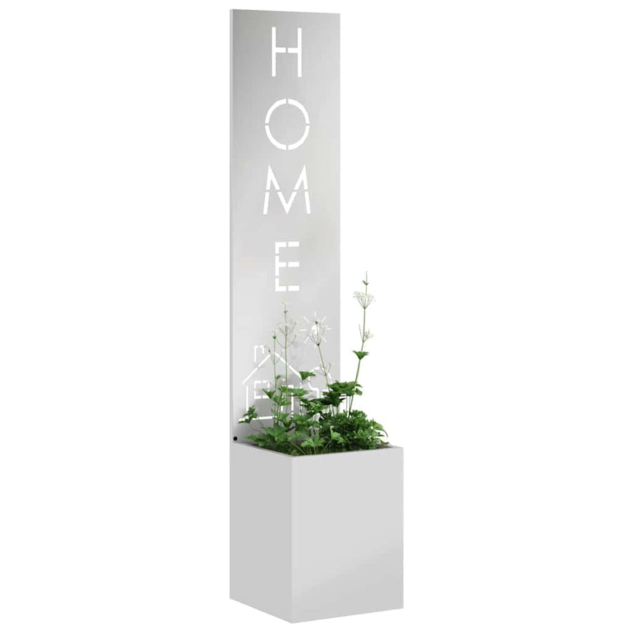 Tuin Privacy Screen Fretwerk Zilver 32 x 32 x 150 cm