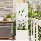 Decoratief paneel 50x140 cm wit