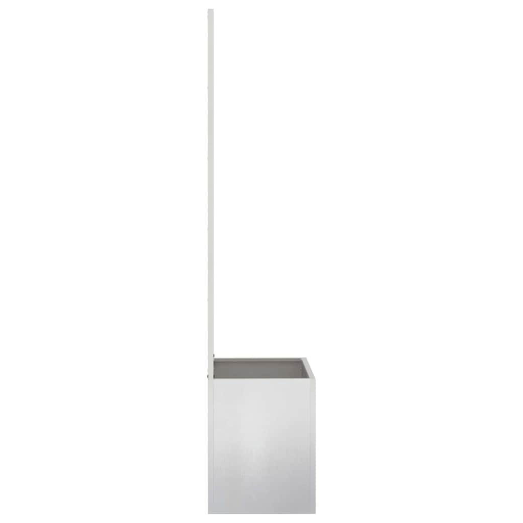 Tuinplant met Decoratief Paneel Zilver 50 x 140 cm