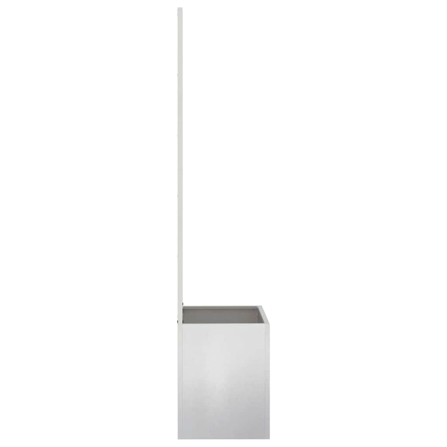 Tuinplant met Decoratief Paneel Zilver 50 x 140 cm