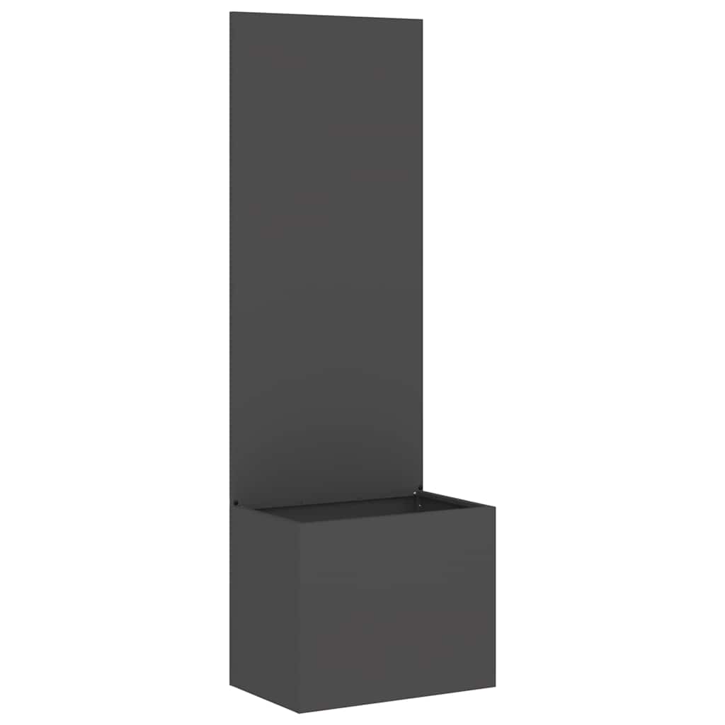 Tuinplant met Decoratief Paneel Zwart 50 x 140 cm