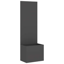 Tuinplant met Decoratief Paneel Zwart 50 x 140 cm