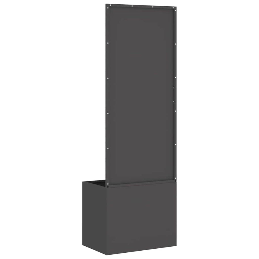 Tuinplant met Decoratief Paneel Zwart 50 x 140 cm