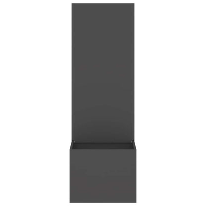 Tuinplant met Decoratief Paneel Zwart 50 x 140 cm