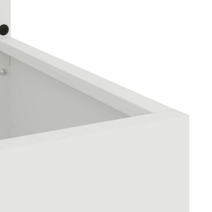 Tuinplant met Decoratief Paneel Wit 50 x 140 cm