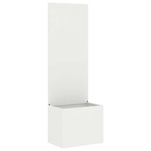 Tuinplant met Decoratief Paneel Wit 50 x 140 cm