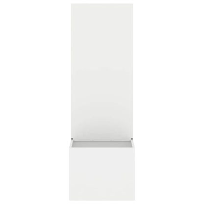 Tuinplant met Decoratief Paneel Wit 50 x 140 cm