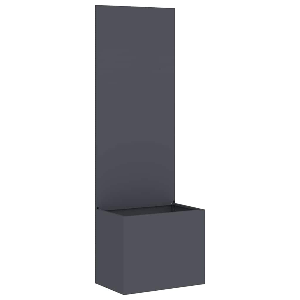 Tuinplant met Decoratief Paneel Antraciet 50 x 140 cm