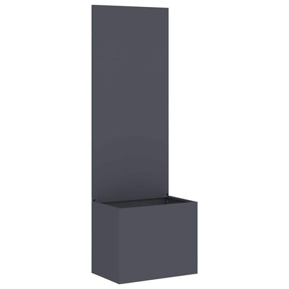 Tuinplant met Decoratief Paneel Antraciet 50 x 140 cm
