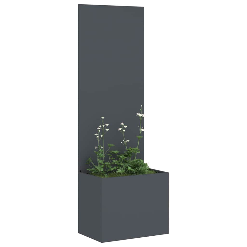 Tuinplant met Decoratief Paneel Antraciet 50 x 140 cm