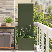 Decoratief paneel 50x140 cm olijfgroen staal