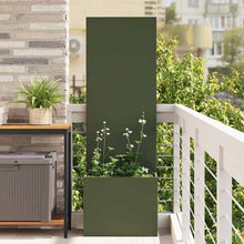 Tuinplant met Decoratief Paneel Olijfgroen 50 x 140 cm