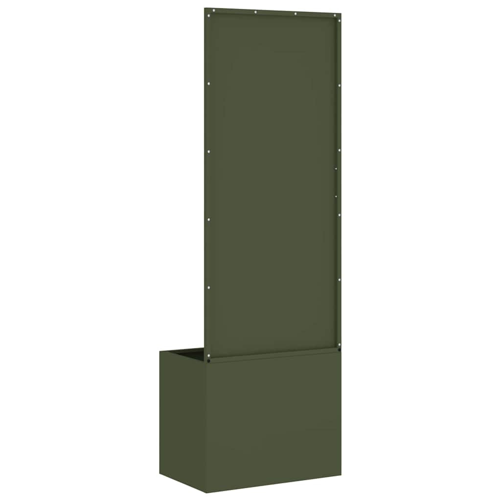 Tuinplant met Decoratief Paneel Olijfgroen 50 x 140 cm