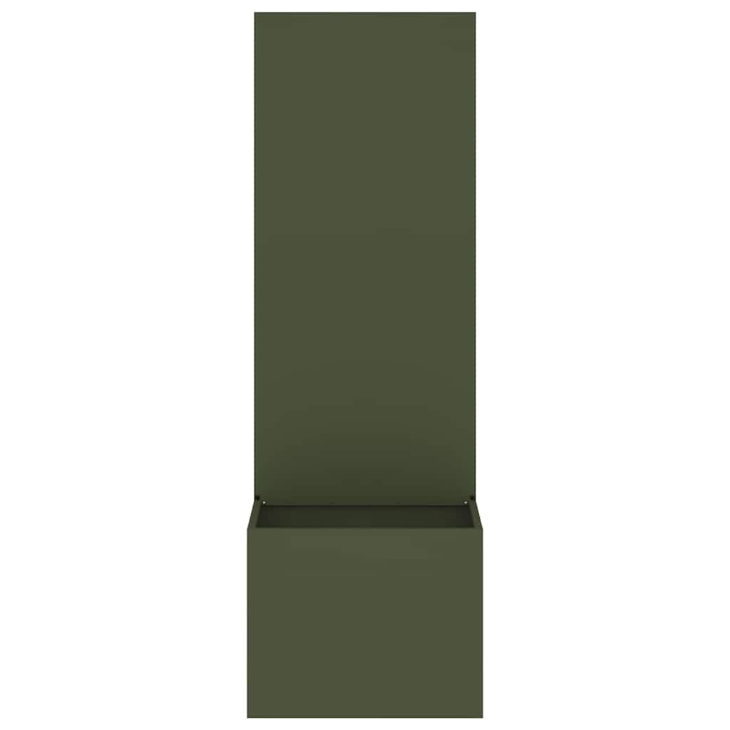 Tuinplant met Decoratief Paneel Olijfgroen 50 x 140 cm