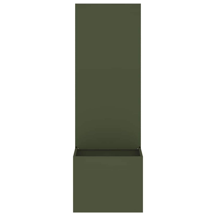 Tuinplant met Decoratief Paneel Olijfgroen 50 x 140 cm