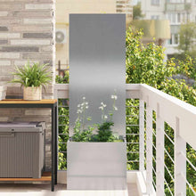 Tuinplant met Decoratief Paneel Zilver 50 x 140 cm