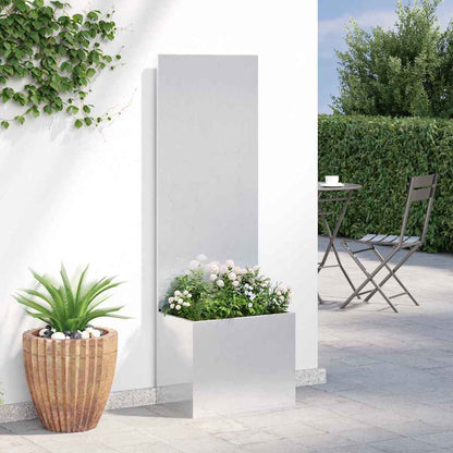 Tuinplant met Decoratief Paneel Zilver 50 x 140 cm