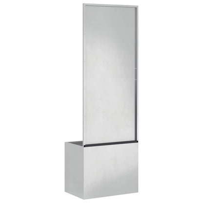 Tuinplant met Decoratief Paneel Zilver 50 x 140 cm