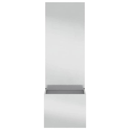Tuinplant met Decoratief Paneel Zilver 50 x 140 cm