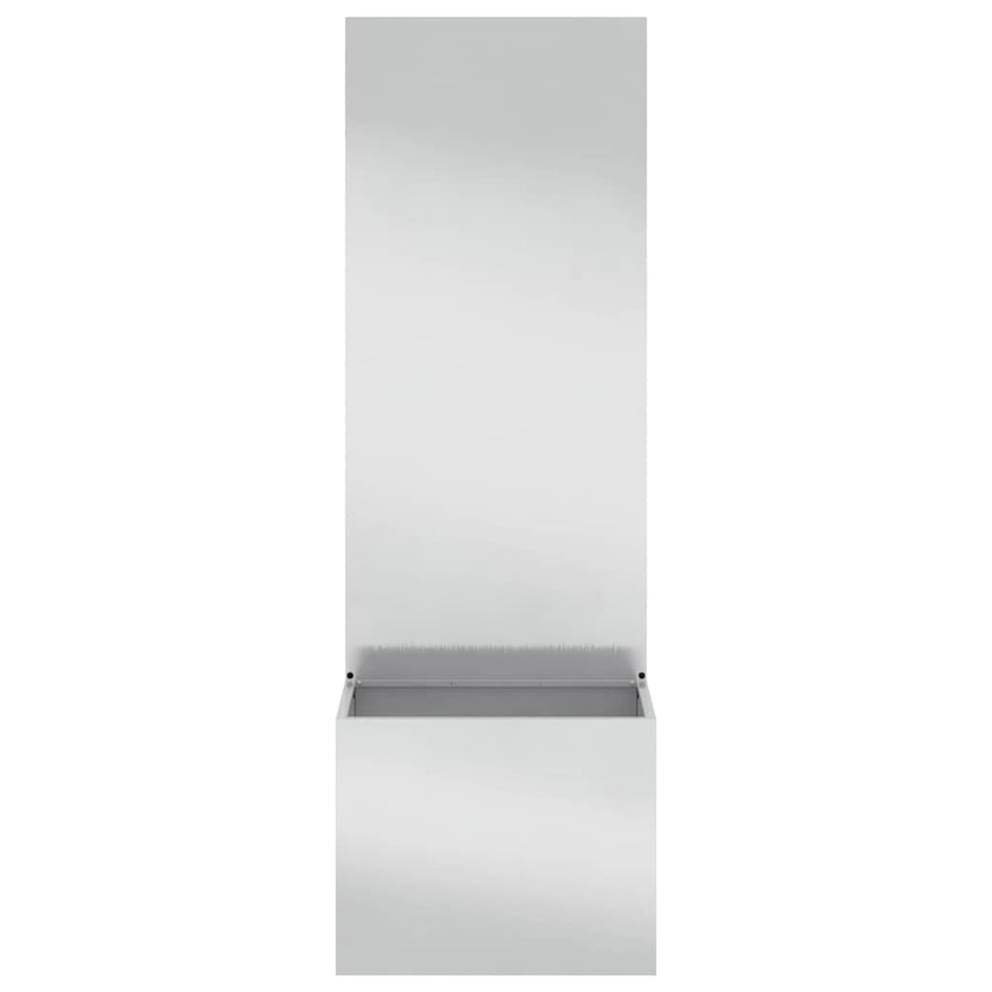 Tuinplant met Decoratief Paneel Zilver 50 x 140 cm