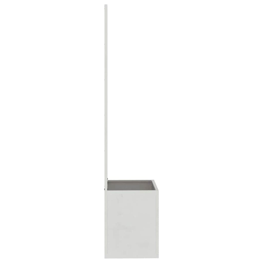 Tuinplant met Decoratief Paneel Zilver 50 x 140 cm