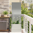 Decoratief paneel 50x140 cm zilver