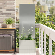 Decoratief paneel 50x140 cm zilver