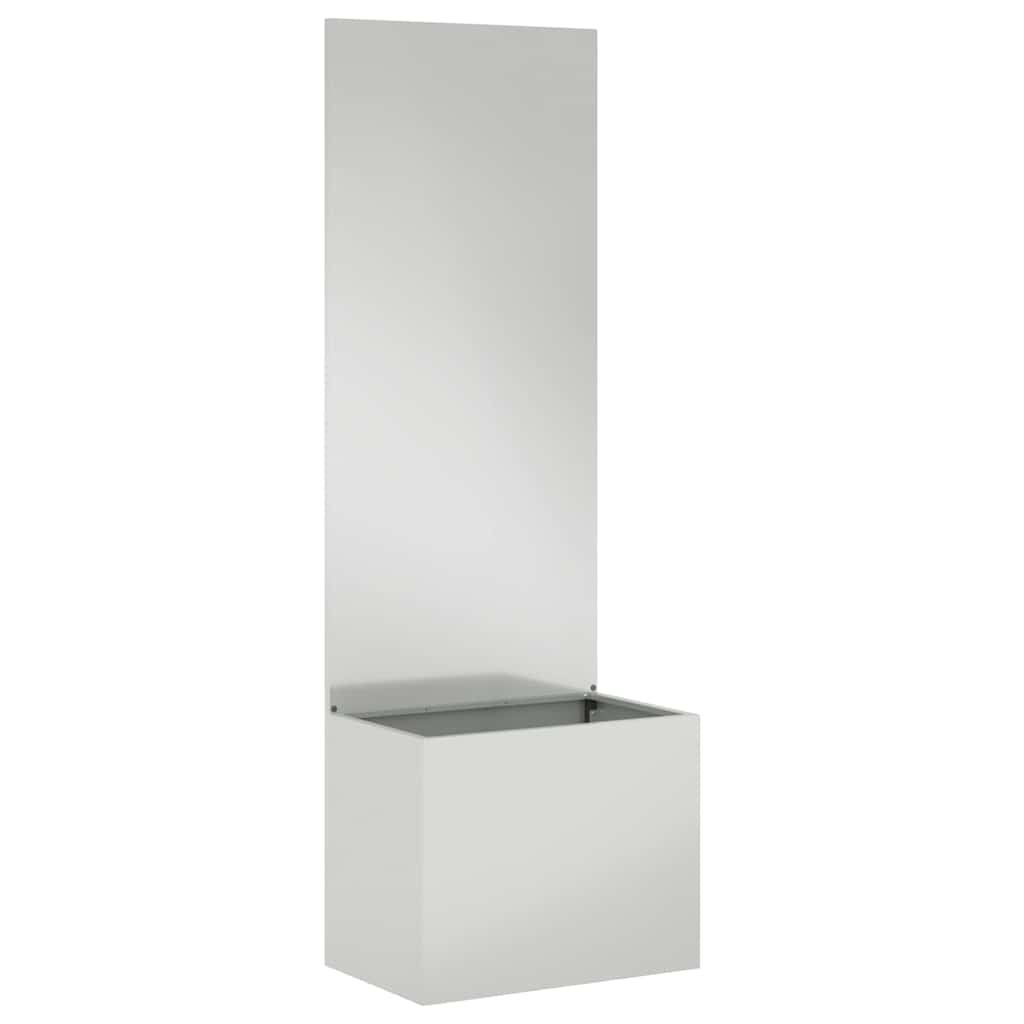 Tuinplant met Decoratief Paneel Zilver 50 x 140 cm