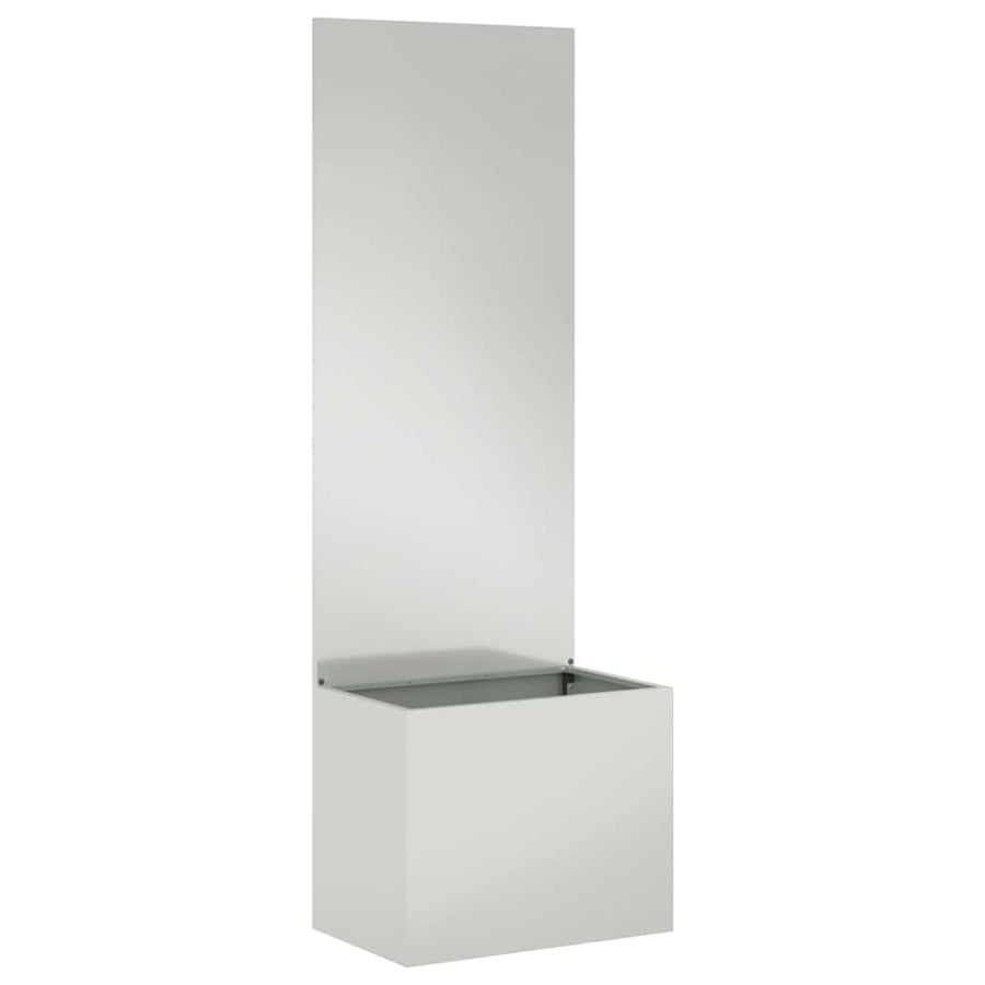 Tuinplant met Decoratief Paneel Zilver 50 x 140 cm